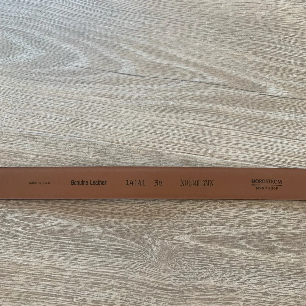 Nordstrom Black Men’s Leather Belt size 38